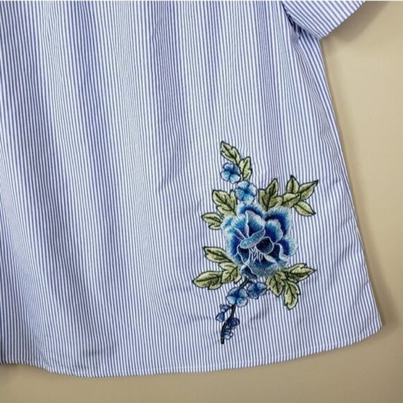 NWT Stitch Fix Alice Blue | Malika Off Shoulder Top Size XS - Picture 3 of 6